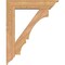 Ekena Millwork Balboa Traditional Smooth Bracket w/ Offset Brace, Western Red Cedar, 7 1/2"W x 34"D x 42"H BKT0806X34X42BOA01SWR - alternate 3